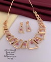 309 AD Diamond Designer Party Wear Necklace Set Wholesalers In Delhi
